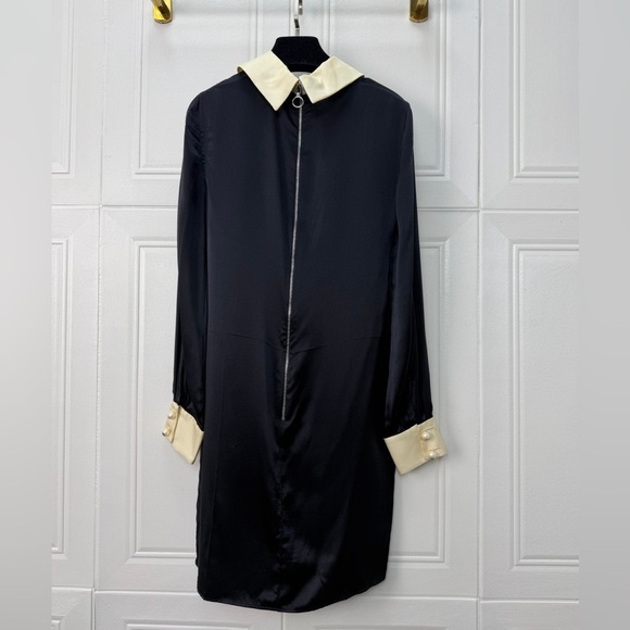 🚩steal Authentic Gucci Floral Print Dress with Cream Collar and Bow - Picture 3 of 5